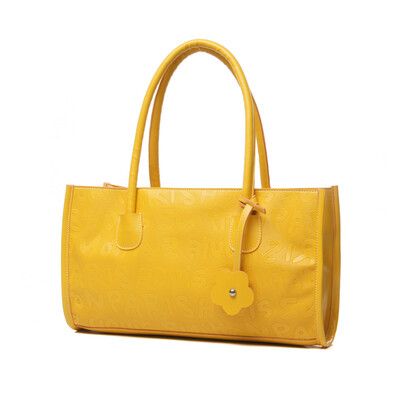 

Candy color women handbags brand leather shoulder bag Letter Embossed high quality tote bags designer Embossing womens handbags bags