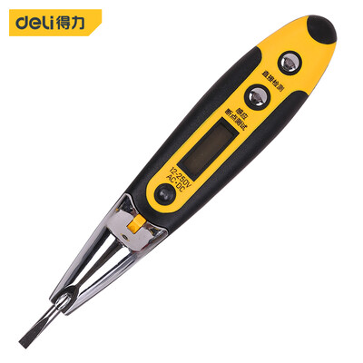 

Deli deli with lighting induction digital display electric pen screwdriver electrician pen DL8005