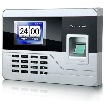 

COMIX) OP340C high-definition intelligent large color screen free software fingerprint attendance machine is simple and convenient high-speed punch card machine