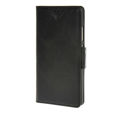 

MOONCASE Huawei Ascend P8 чехол кожи нефти Кожа Флип карты Бумажник Слот Кронштейн обложка чехол черный