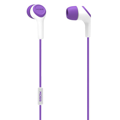 

KOSS KEB15iV stylish in-ear earrings with purple wheat