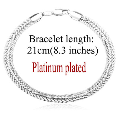 

18K" Stamp Real Gold Plated Bracelet Wholesale New Fashion Rock Style 21 cm 0.6 cm Thick Snake Chain Bracelet Men Jewelry