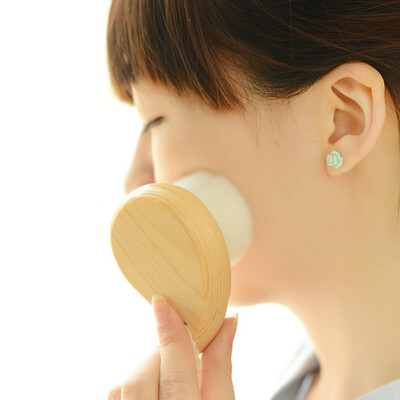 

Мягкий Мягкий волокна лица Чистая Очищающая мытья пор Уход за лицом Кисть Дерево