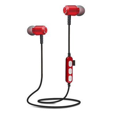 

New Bluetooth Earphone Wireless Stereo with MicTF card solt Music Earbuds for Samsung iPhone Xiaomi Magnetic Sports earphone