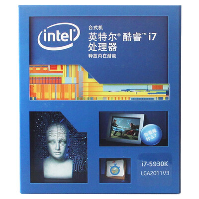 

Intel (Intel) Extreme Series i7 5930K Core Duo 2011-V3 Интерфейс Процессор процессора в штучной упаковке
