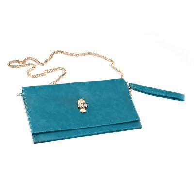 

Lady Handbag Skull Heads Envelope Single Shoulder Party Clutch Bag Fashion PU
