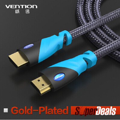 

Vention HDMI Cable Male to Male Gold Plated HDMI 14V 1080P 3D for Ps3 Xbox appletv HDTV Computer Cables