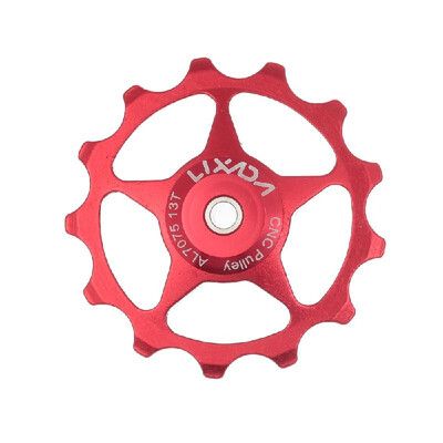 

Romacci ​Lixada 1pc 11T13T Rear Derailleur Guide CNC Aluminum Alloy Pulley Jockey Wheel Disc Sealed Bearings Pulley Replacement