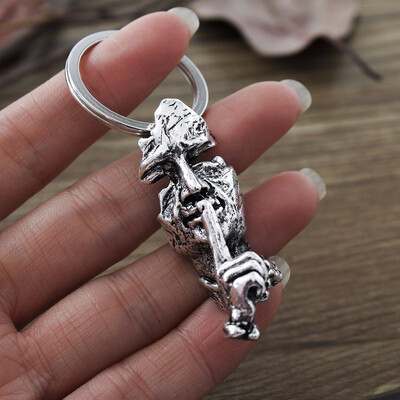 

New Vintage art people like key chain unique design hang piece jewelry