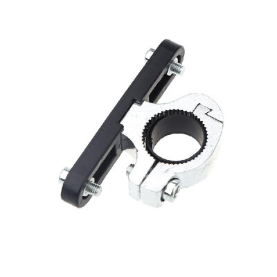 

2PCS Bike Bicycle Clamp Water Bottle Mount Holder Connector Metal Black & Silver Mount