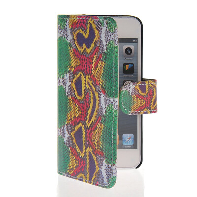 

MOONCASE Scenic Design Leather Side Flip Wallet Card Slot Pouch Stand Shell Back ЧЕХОЛ ДЛЯ Apple iPhone 5 5S