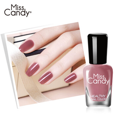 

Miss Candy healthy manicure can tear nail polish semi-naked nude nails backtracking clear bean paste NA006