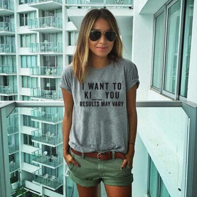 

Fashion Womens Summer Tops Loose Tee Short Sleeve T shirt Casual Blouse New