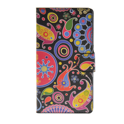 

MOONCASE Flower style Leather Side Flip Wallet Card Slot Stand Pouch Case Cover for Samsung Galaxy A7