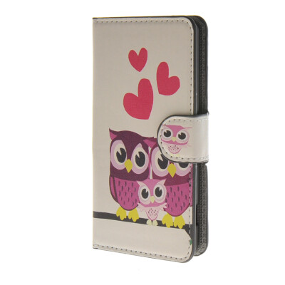 

MOONCASE Owl style Leather Side Flip Wallet Card Slot Stand Pouch Case Cover for Sony Xperia Z4 Compact (Mini) a15