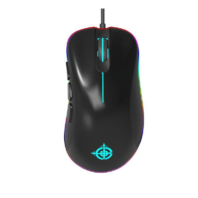 

MAGIC-REFINER MG10 Gaming Mouse 5000DPI Adjust Programmable 6 Buttons RGB Backlit USB Wired Optical Mouse Gamer for PC Computer