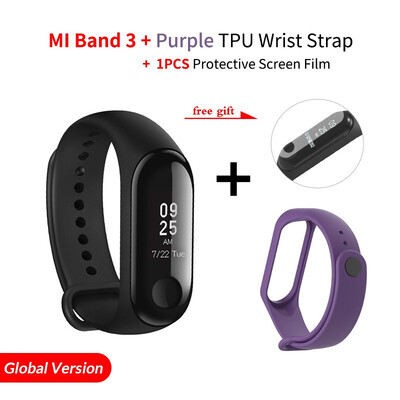

In Stock Xiaomi Mi Band 3 Smart Wristband Fitness Bracelet MiBand Band 3 Big Touch Screen OLED Message Heart Rate Time Smartband