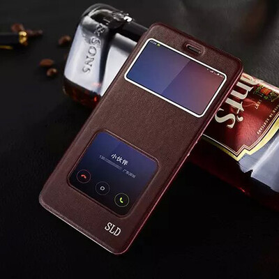 

MOONCASE окна дизайн трудно кожа стороне Flip брекет - дело для покрытия Xiaomi RedMi Note 2