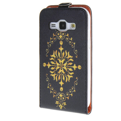 

MOONCASE Samsung Galaxy J1 ЧЕХОЛ ДЛЯ Leather Bottom Flip Pouch [Pattern series] /a04