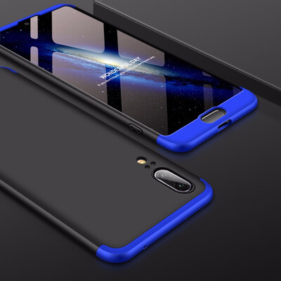 

Goowiiz Phone Case For Huawei P20P20 ProP20 LiteNova 3E Fashion Color collision 360 Degree Coverage PC Full Protection