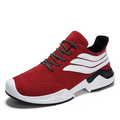 

Mens Shoes Fashion Casual Shoes Light Breathable Shoes For Men Sneakers Shoes Red Black Grey Size 39-44
