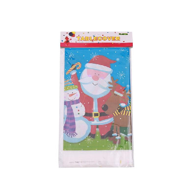 

11 18m Christmas Style Printed Pattern Rectangular Tablecloth Disposable Table Cloth Water-resistant Table Cover Festival Deco