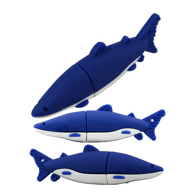 

4G 8G 16G 32G 64G 128G Shark Model USB 20 Flash Drive U Disk USB Drive Flash Disk Thumb Drive USB Stick Memory Stick Pen Drive