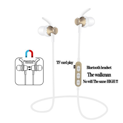 

Bluetooth headphone can plug in MP3 wireless earplug running headphone universal earphone Cordless Earpiece Casque Earbuds