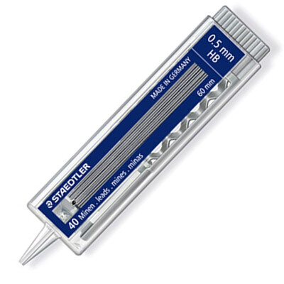 

Staedtler 25505-2B Mechanical Pencil Lead 0.5MM (40 LEADS