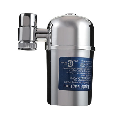 

High Output Universal Water Filter for Bathroon Kitchen plated zinc surface Water Purifier Set