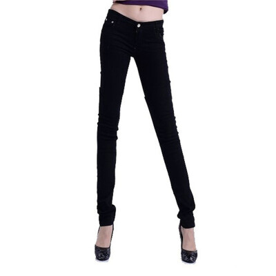 

Fashion Women Candy Colors Skinny Pencil Jeans Spring Ladies Sexy Fit Pants Plus Size Casual Trousers