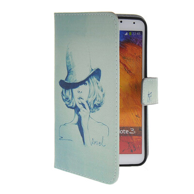 

MOONCASE Pattern Style Leather Side Flip Wallet Card Slot Pouch Stand Shell Back ЧЕХОЛ ДЛЯ Samsung Galaxy Note 3 N9000
