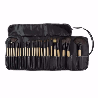 

MYBASY 24pcs Makeup Brush With PU Bag 3 Colors Choose