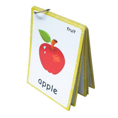 

21 Pieces-Fruits Flash Cards-English word learning card&pocket size flash card for Preschool children-English Vocabulary Cards