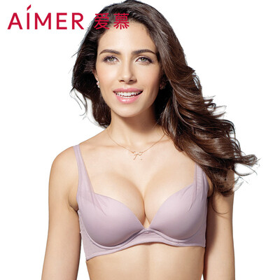 

Aiming Aimer bra 34 cup thin section smooth no trace gathering adjustable underwear AM11DA1 bean powder B70