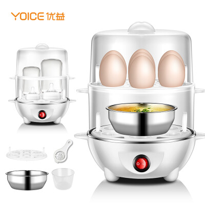 

Yoyi Egg Boiler Steamed Eggs Double Automatic Discharge Mini Steamed Egg Machine Steamed Eggs Mini Eggs Y-ZDQ7