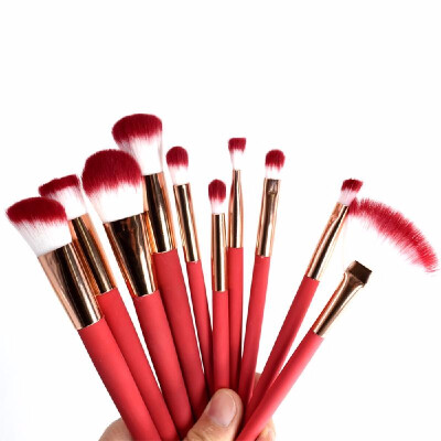 

10 PCS Multifunctional Makeup Brush Set Thermal Induction Professional Portable Lightweight Plastic Handle Heat Sensitive ColorCh