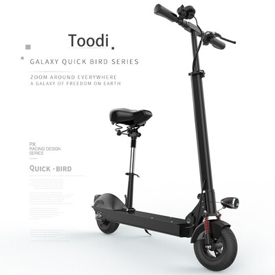 

TOODI Electric Scooter with Seat Delivery from European Warehouse TD-E101 with CE Commuter Urban 20-30KM 8AH Portable Folding