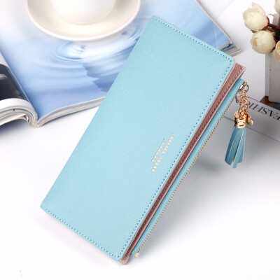 

Purse long female Japanese&Korean students Harajuku simple thin European American Harold small fresh two fold wallet