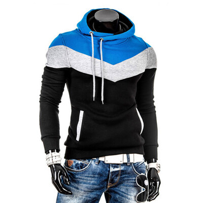 

CT&HF Men Leisure Fashion Fleece Korea Sports Style Thick Loose Fleece Winter Hot Selling Stitching Cotton Coat