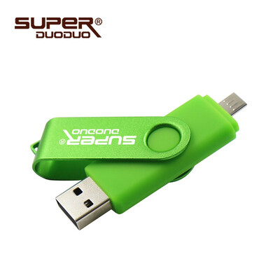

newest colorful otg pendrive 64gb 32gb usb flash drive 20 16gb 8gb 4gb rotation u disk redblack for phonetablets