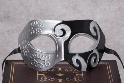 

Jazz mask prince mask mans mask flat head hard plastic carved mask