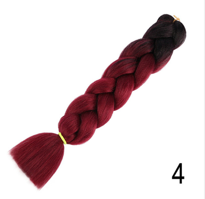 

Jumbo Ombre Braids Braiding Hair Extension 24inch 100gPack Purple Pink Blonde Wigs For Women Synthetic Crochet Hair Extensions