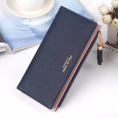 

Purse long female Japanese&Korean students Harajuku simple thin European American Harold small fresh two fold wallet