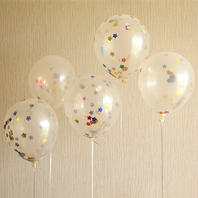 

Extreme space JDKJ creative fashion color sequins balloons birthday balloons wedding marriage decoration wedding room layout wedding supplies 12 inch 5 Pack