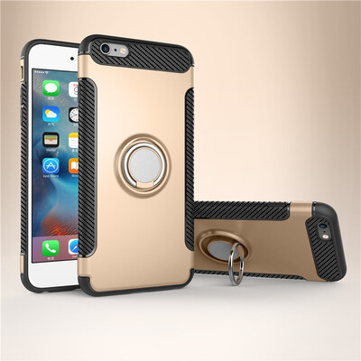 

Fecoprior Back Cover For iPhone 8 7 iPhone8 iPhone7 47inch Case Car Holder Stand Hard PC Silicon Ring Suction Bracket Celulars