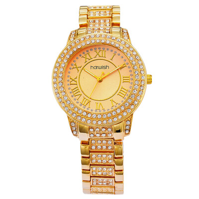 

Мода роскошный дизайн Элегантные женские платья Bling Часы с бриллиантами Часы Кристалл Relojes Mujer Женщина для стальной ленты часы WH1501