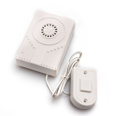 

White Wired Electric Push Button Door Bell Chime Button Home New