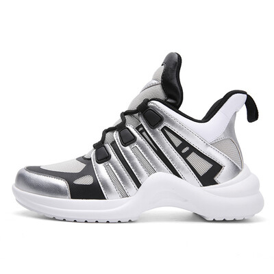 

2018 New Fashion Women Sneakers Height Increasing 5 CM Luxury Shoes Women Designers Clunky Dad Shoes Tenis Feminino