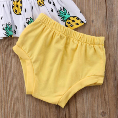 

Baby Girl Kids Summer Toddler Outfits Clothes T-shirt Tops Shorts Pants 2PCS